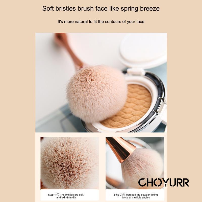 【COD】Powder / Blush On Brush Besar Blush On Makeup utk Bedak TaburKuas Make Up Korean Makeup Brush Foundation Tools Popular Portable -CH