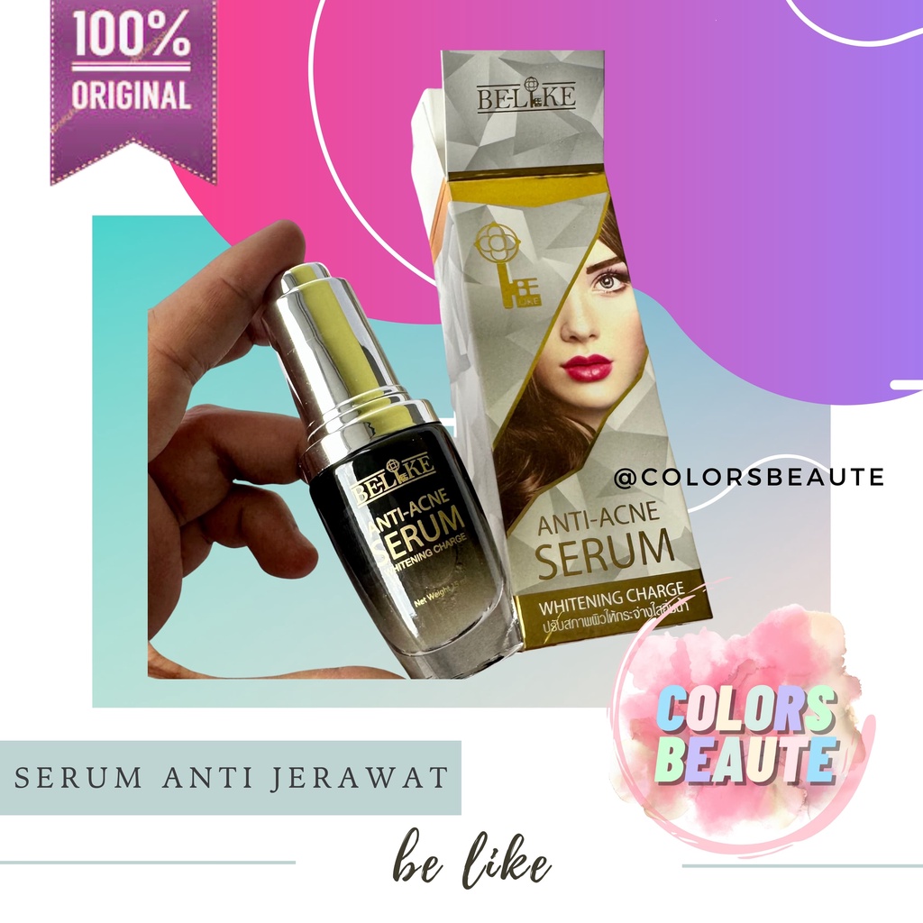 READY STOCK ! Be like belike anti acne serum thailand / serum wajah / serum penghilang jerawat