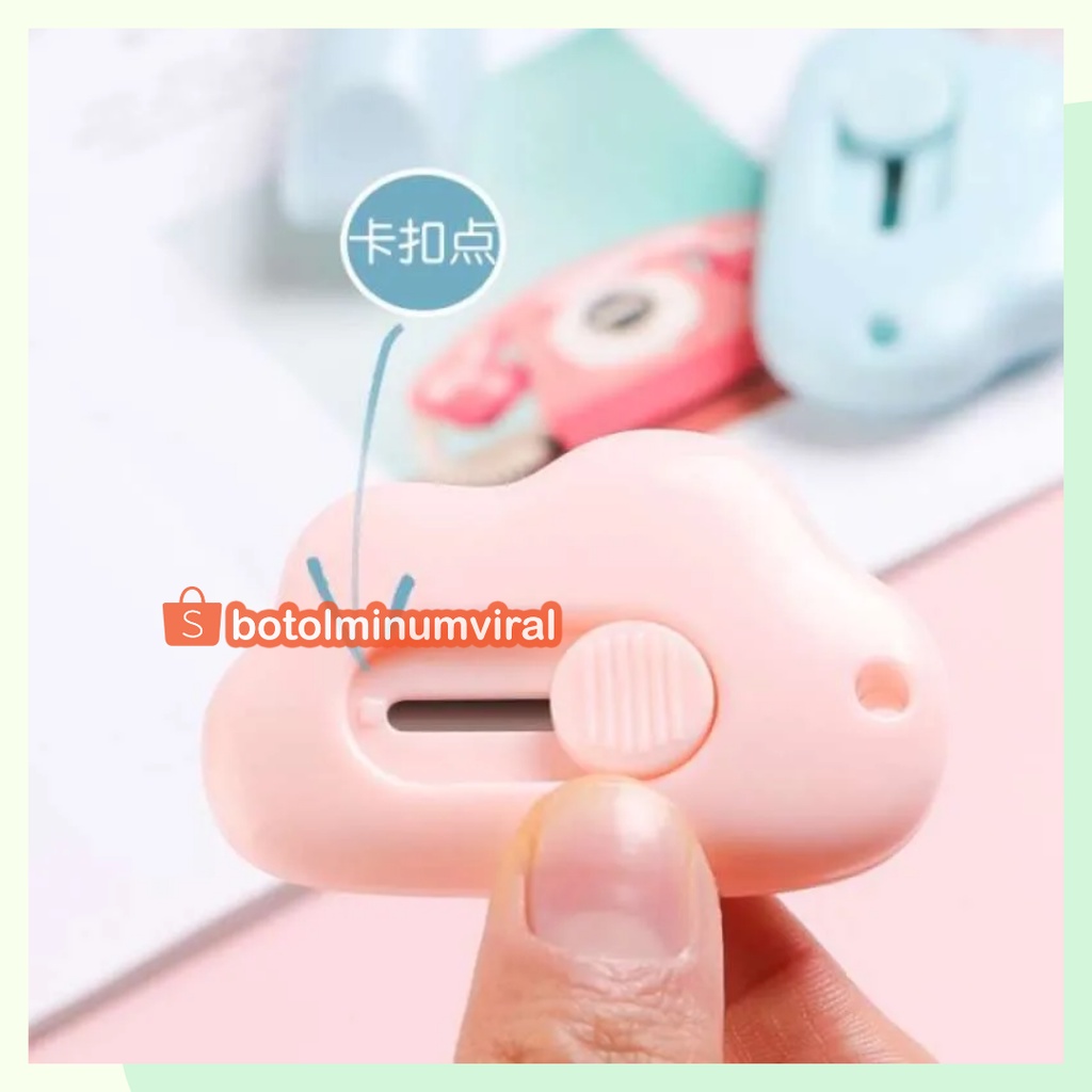 Cutter Mini Awan Lucu Kecil