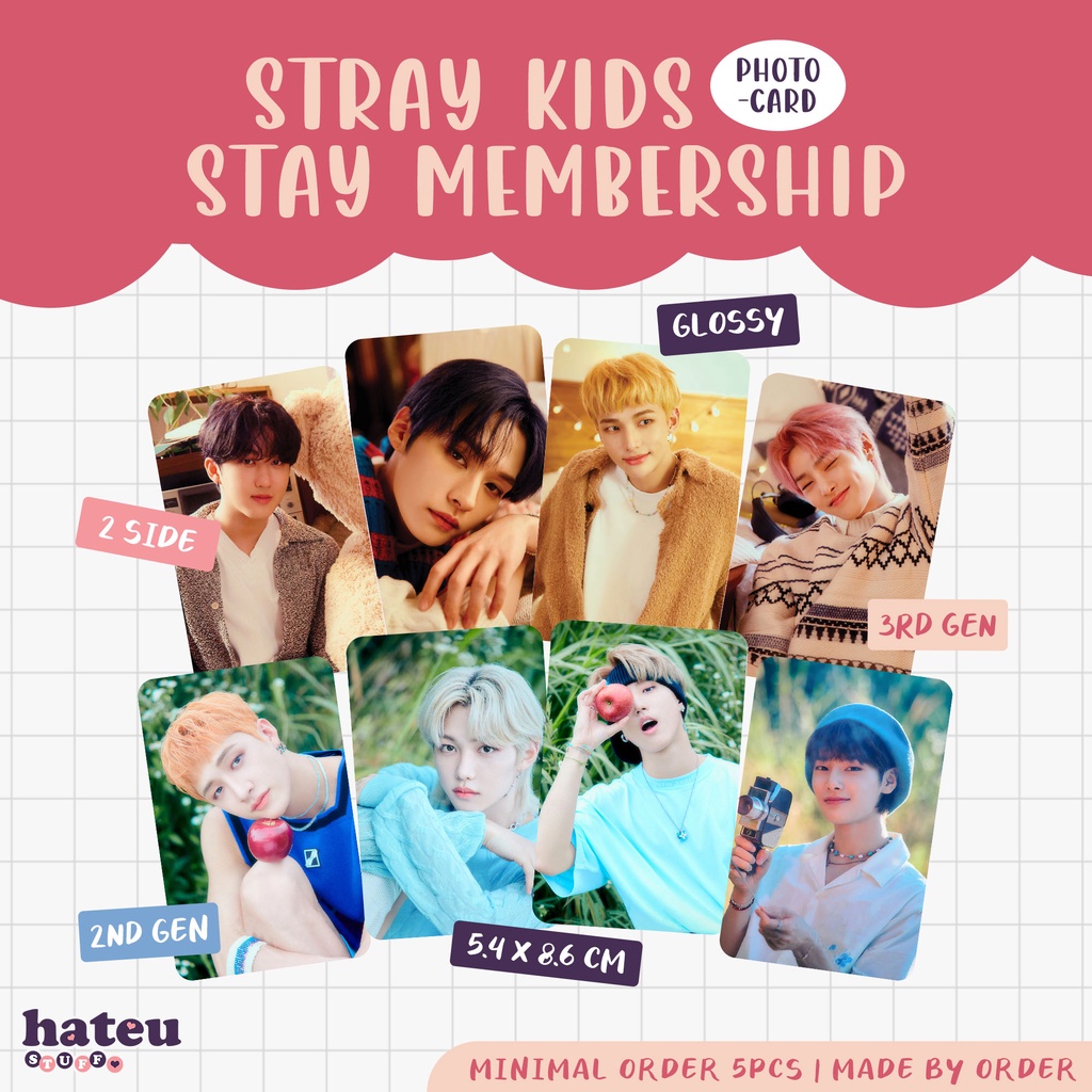 [CLEARANCE SALE] Stray Kids Unofficial Photocard 2nd &amp; 3rd Gen STAY