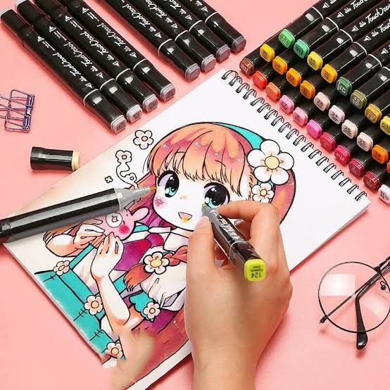 

Terlaris ✨ -TouchCool Marker Set 30PCS Spidol Permanen Warna Menggambar Sketsa Pro- 2.1.23