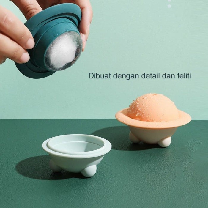 Cetakan Es Batu Bulat UFO Silikon Cetakan Serbaguna Ice Cube Tray Silicone Bentuk Ufo