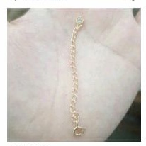 extension rantai cadangan perpanjang kalung gelang emas asli 700 70% 16K