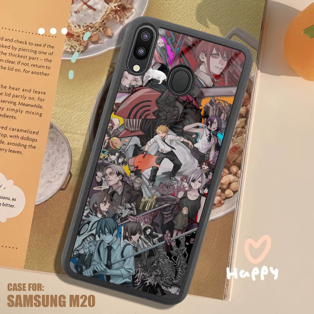Case SAMSUNG M20 CASING SAMSUNG M20 [CHAINSAWMAN] Booming case hp kondom hp case custom case casing 