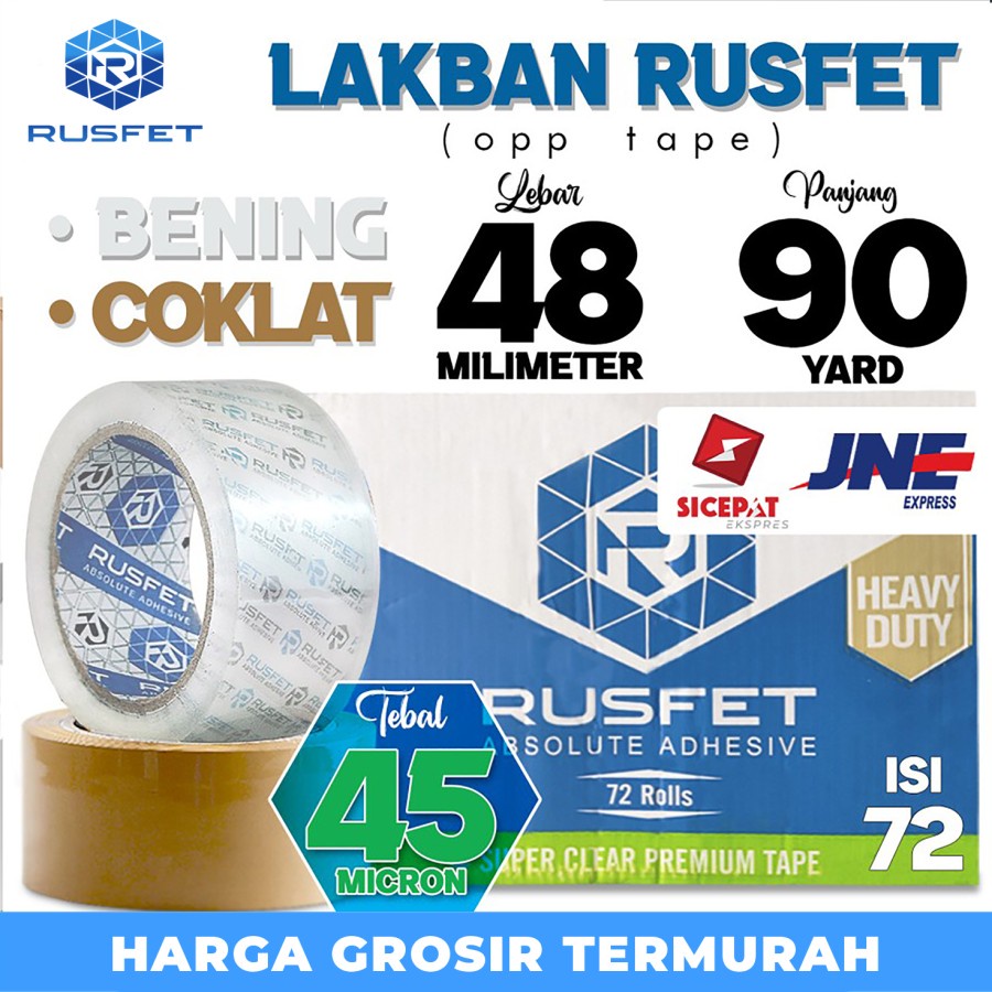 

Lakban isolasi Solatip OPP Tape Cortape Varian TERMURAH OJOL / DUS