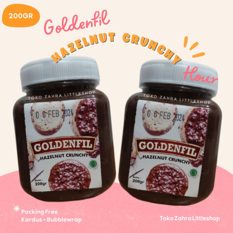 

Goldenfil Hazelnut Crunchy Share In Jar 200gr