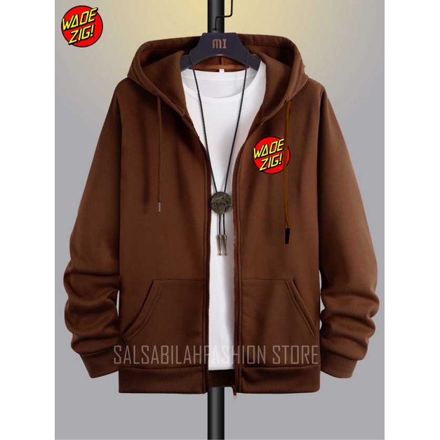 [BISA COD] SWEATER HOODIE WDZG ZIPPER RESLETING TEBAL KUALITAS DISTRO UNISEX M L XL XXL