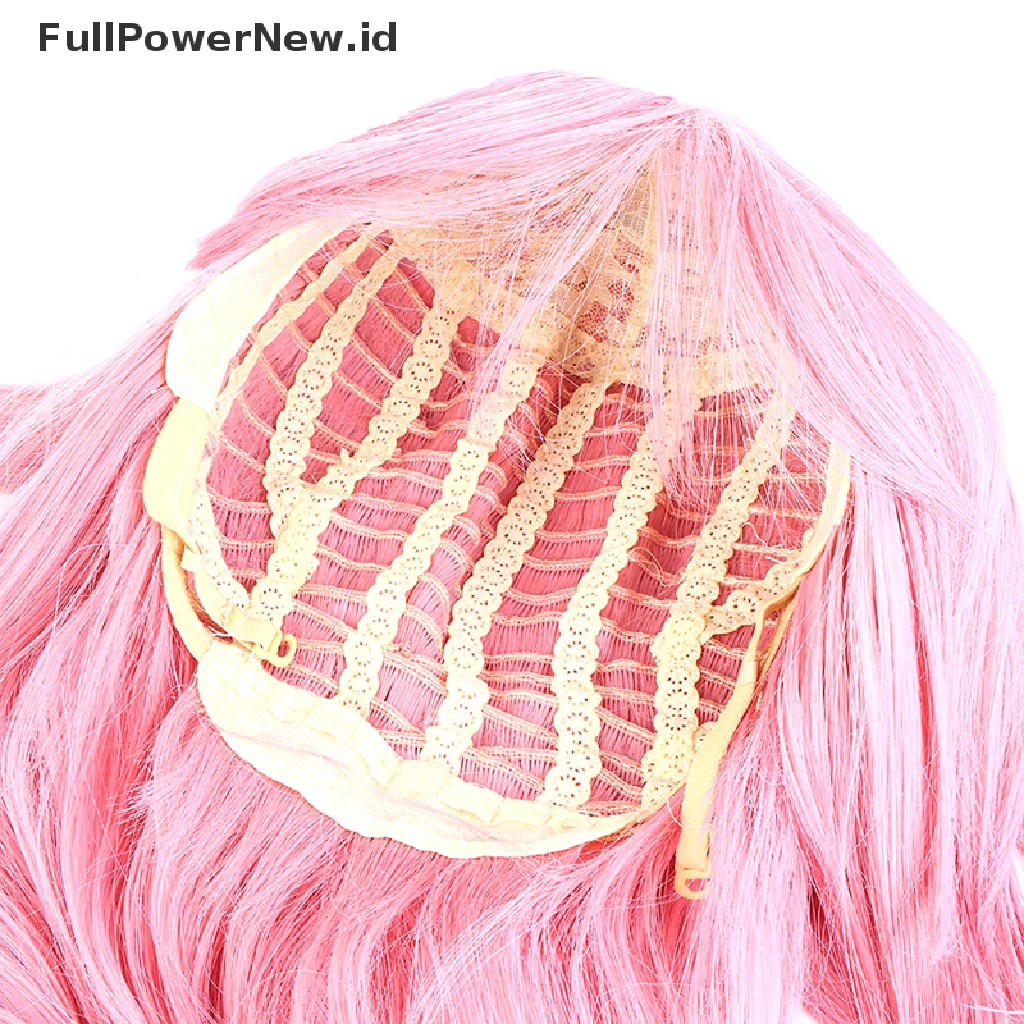 Power Genshin Impact Yae Guuji Cosplay Wig 80cm Pink Lurus Wig Rambut Tahan Panas ID