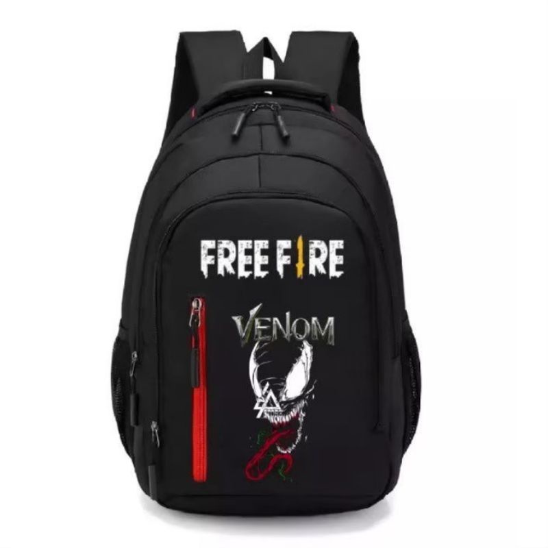 Tas Ransel Anak Pria Tas Ransel FREE FIRE VENOM Tas Ransel Sekolah keren