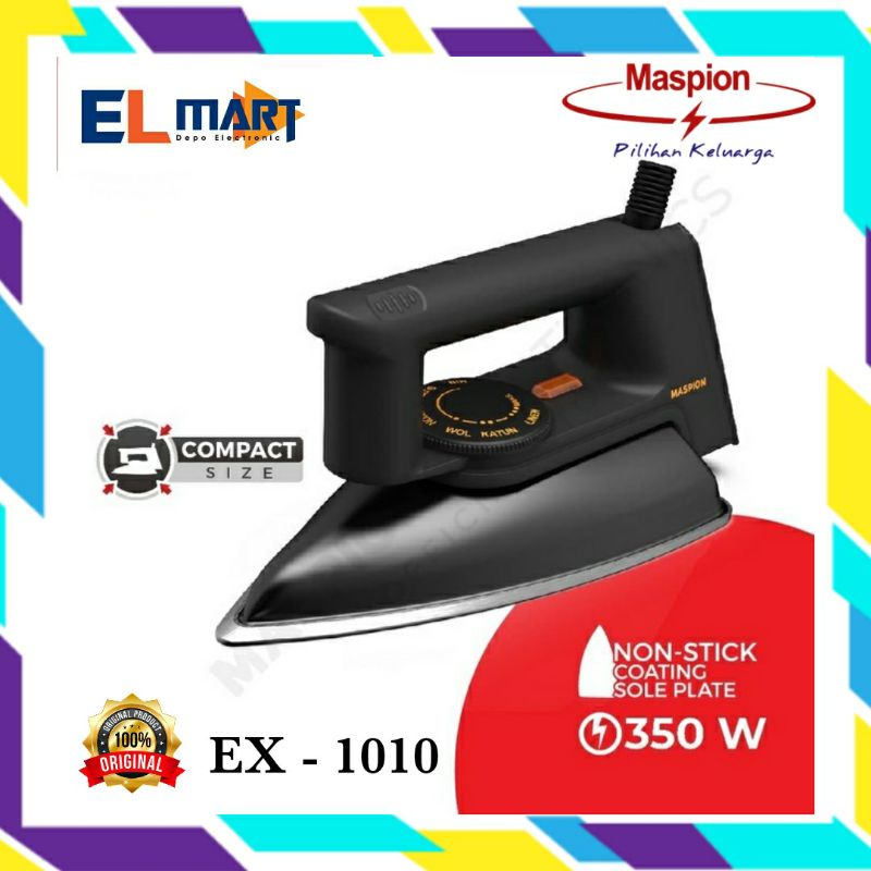 Maspion setrika blackberry series EX1010  /automatic iron EX 1010