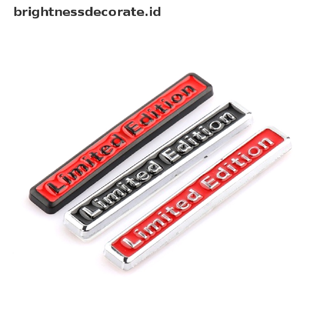 [Birth] 3d Metal Chrome Limited Edition Auto Stiker Mobil Badge Decal Emblem Motor [ID]