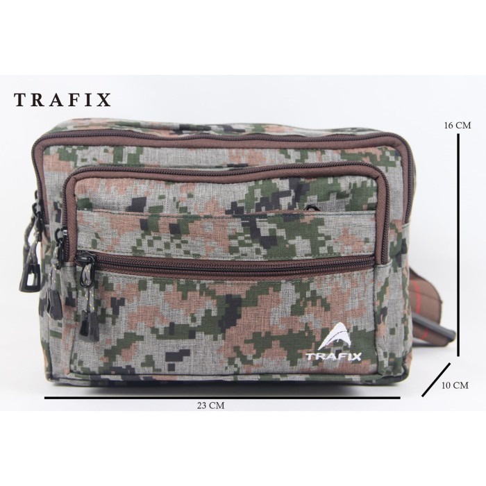 [KLIKTAS] Tas Pinggang Pria / Waist Bag TRAFIX - 20002