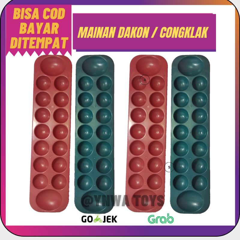 MAINAN ANAK JADUL DAKON CONGKLAK PLASTIK/MAINAN TRADISIONAL DAKON CONGKLAK