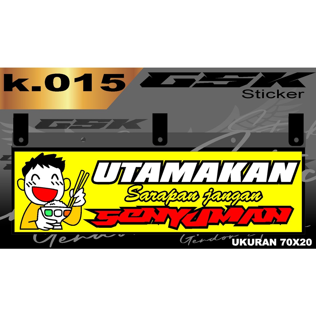 Stiker Cutting Karpet Belakang Truk All Sticker Variasi Karpet K.015