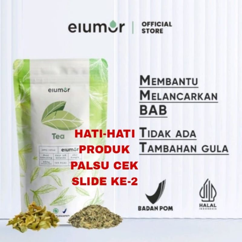 (READY) ELUMOR GREEN TEA / SLIMMING TEA