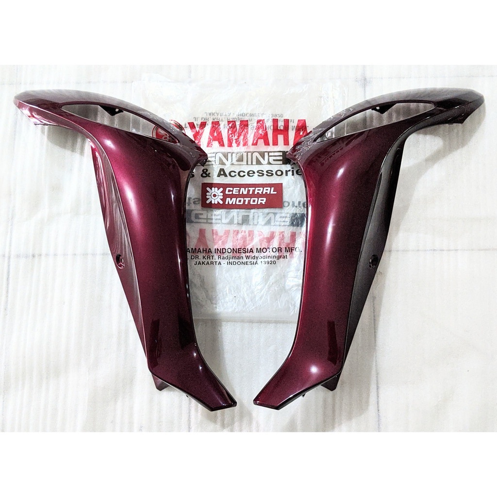SAYAP COVER BODY KAFER BODI COWLING DEPAN SAMPING SAYAP KANAN KIRI UNGU TUA METALIK MIO FINO FI 115 