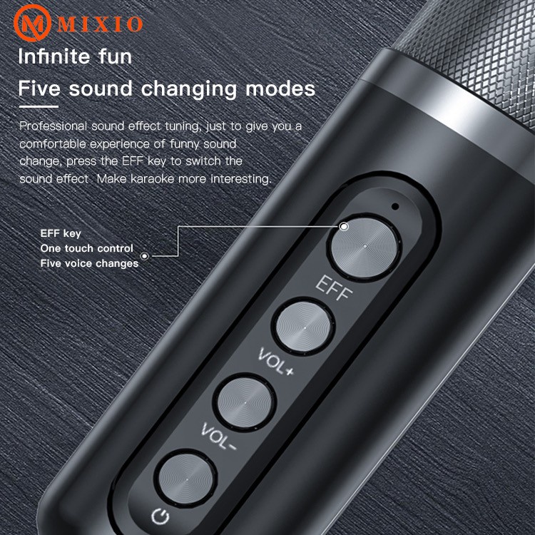 Speaker Karaoke MIXIO YS-209 Portable Karaoke Speaker Bluetooth for Mobile Phone