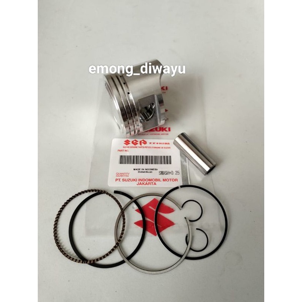 PISTON KIT 0S,25(SUZUKI SMASH 110) ORIGINAL SMASH TITAN+SMASH LAMA +SMASH 110