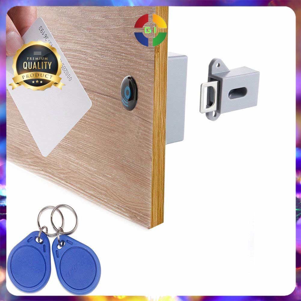 Kunci Lemari Sensor RFID Keyless Cabinet Door Lock No Color