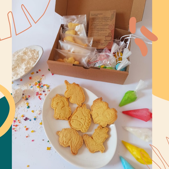 

Terlaris ✨ - cookies diy kit unicor | cookies kit |cookie box kit |cookies hampers 2.1.23