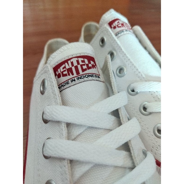 Ventela Ethnic Low White - Sepatu Sneakers