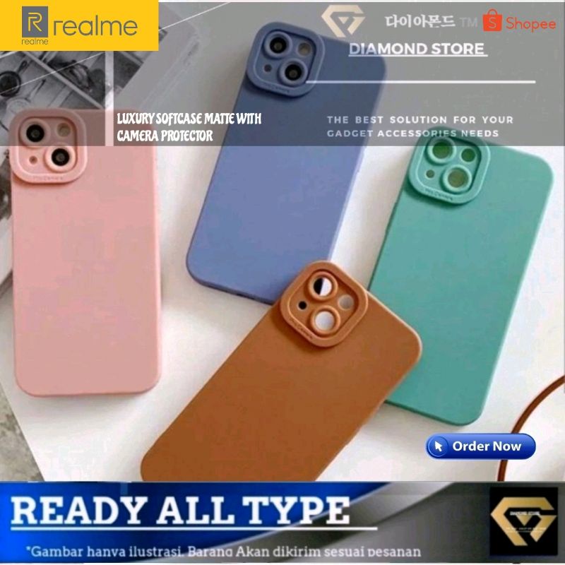 REALME LUXURY SOFT CASE PRO CAMERA PROTECTION 5 5I 6 7 8I 8 5G 9 PRO PRO+ 10 4G C3 C17 C20 C21Y C25Y C25 C31 C33 C35 NARZO 50 5G 50I 50A PRIME c30s 10 PRO 10 11 PRO+ GT3 GT 3 NEO 5 C53 2023