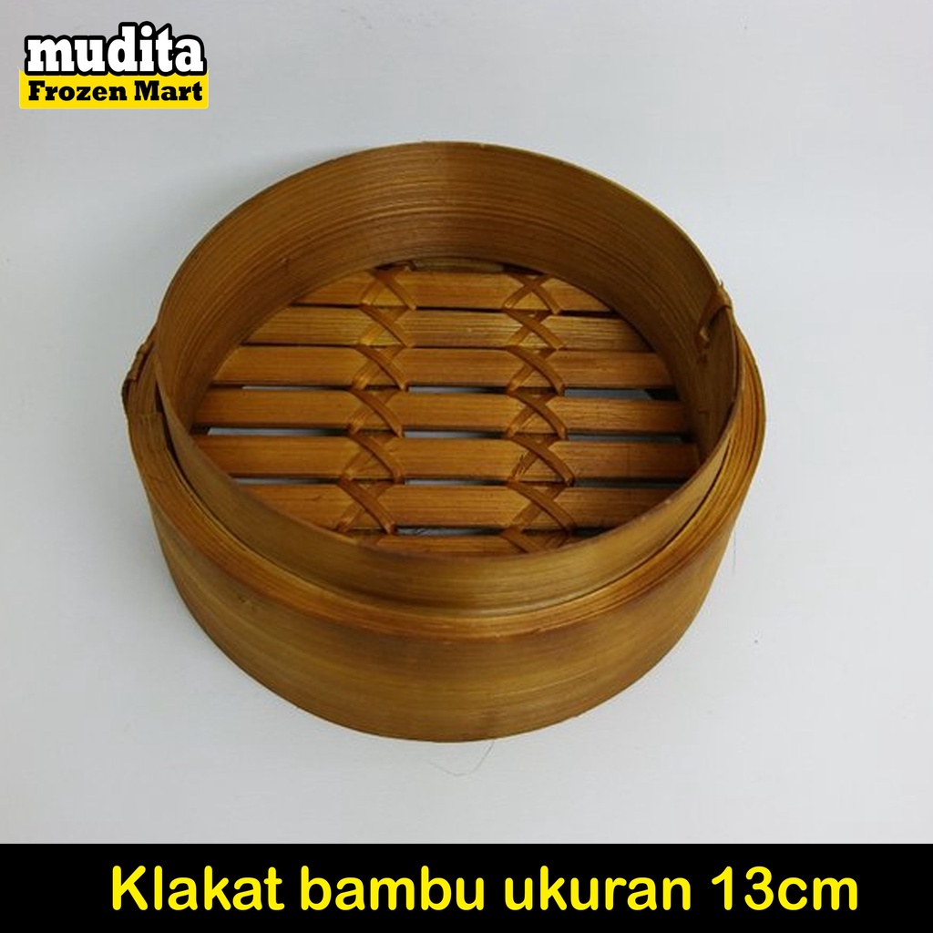 Distributor Klakat Bambu Dimsum 13 cm medan per pcs