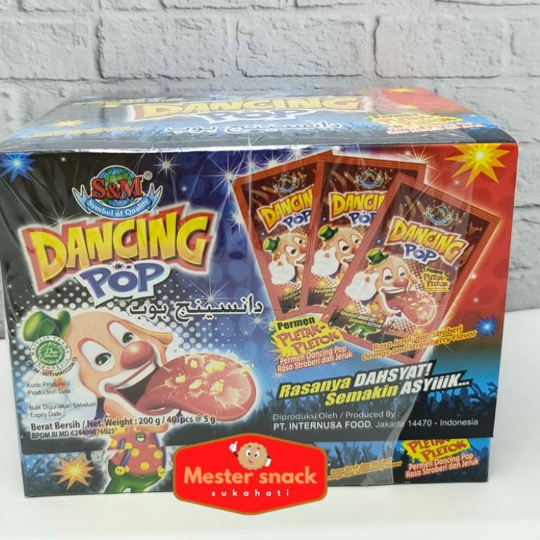 

Diskon ー Permen Dancing Pop Permen Pletak Pletok (1 pack isi 40 pcs) Σ