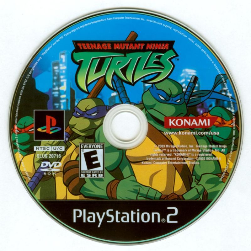 kaset PS2 Ninja Turtles