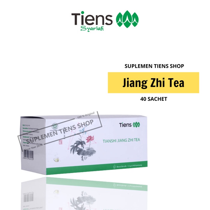 

Terlaris ✨ -TIENS PROMO Jiang Zhi Tea Isi 40 Sachet |Teh Hijau Tianshi Herbal | C2 - 20 Sachet JZT- 2.1.23