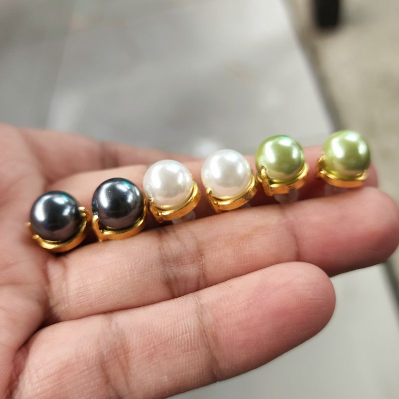 Giwang Mutiara Sel Ikat Lapis Emas 24k