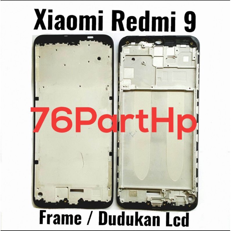 Frame Bezzel Tulang Tengah Xiaomi Redmi 9 - Bezzel Dudukan Lcd