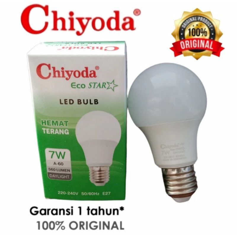 CHIYODA Bohlam LED 7 Watt Eco Star DAYLIGHT