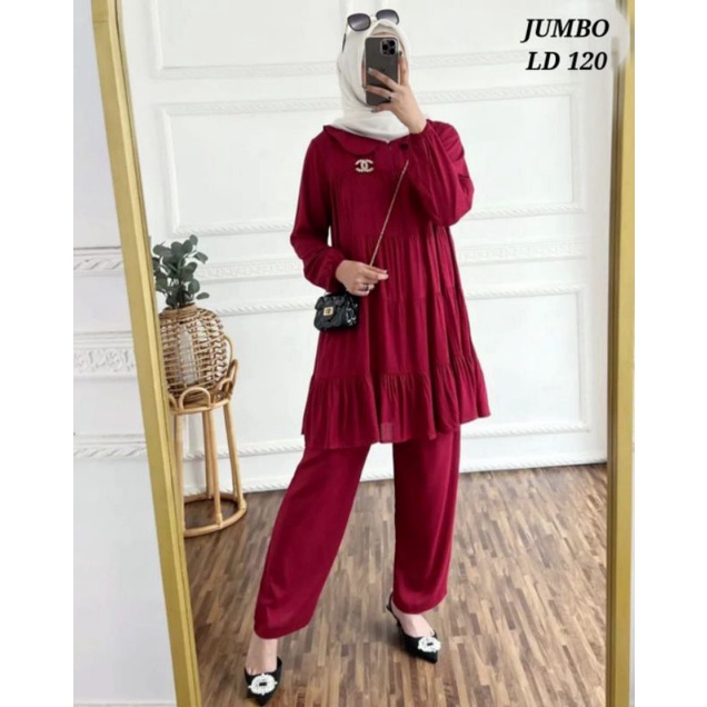 TUNIK MIDI SUSUN JUMBO//TUNIK POLOSAN//TUNIK KEKINIAN//TUNIK VIRAL//TUNIK  RAYON