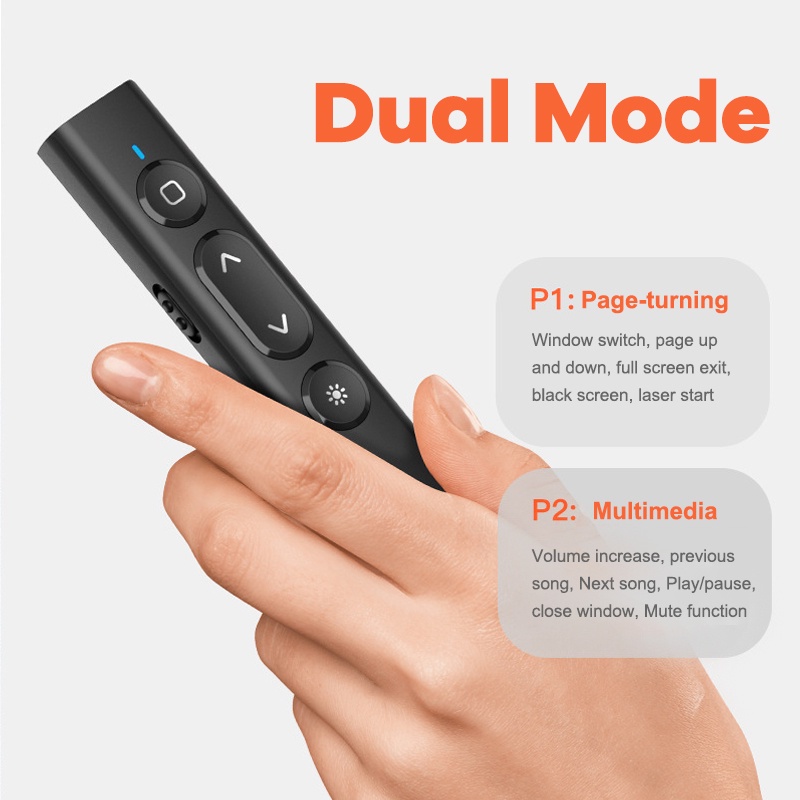 WIRELESS PRESENTER POINTER PEN REMOTE CONTROL LASER POINTER PEN FOR PRESENTATION 2.4GHz