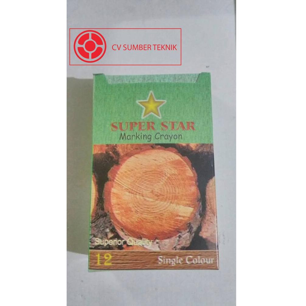 

[KODE PRODUK WQAKG9279] SUPERSTAR Marking Crayon Kapur Lilin Kayu
