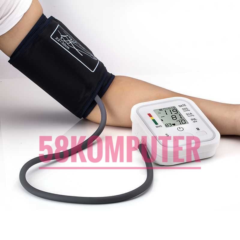 Taffomicron Pengukur Tekanan Darah Tensi Electronic Blood Pressure Monitor With Voice Alat Pengukur Tekanan Darah Hitam Tensi Digital With Voice Taffomicron Tensimeter Digital Akurat Lengkap