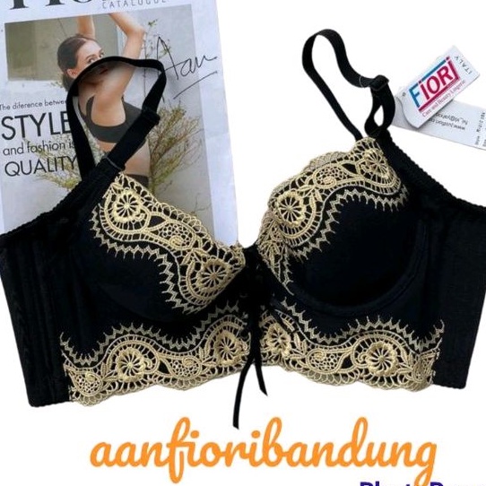 FIORI Bra MAGIC BRA 01 | Bra Kawat Busa Push Up Tebal | BLACK GOLD