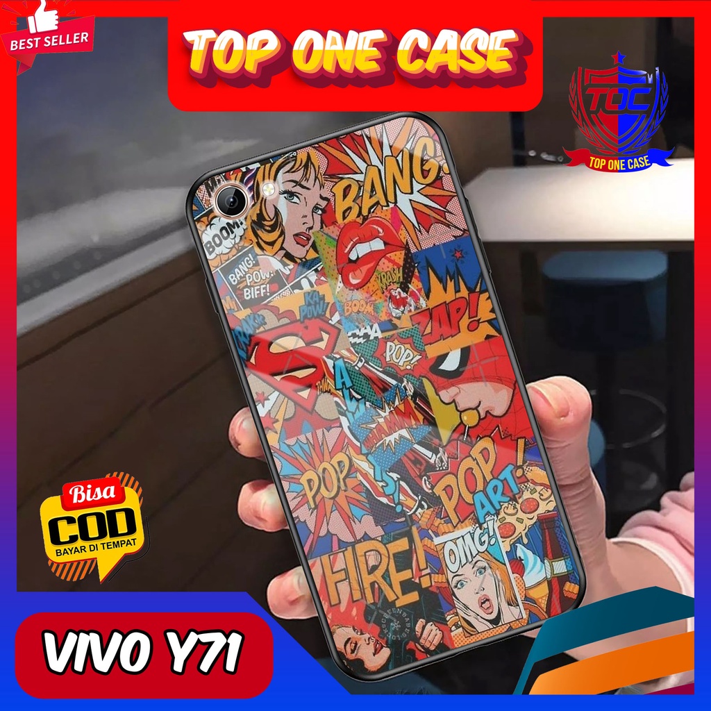 Case VIVO Y71 - Casing VIVO Y71 Terbaru Top One Case [ MOTIF MRVL ] Casing Hp VIVO Y71 - kesing hp V