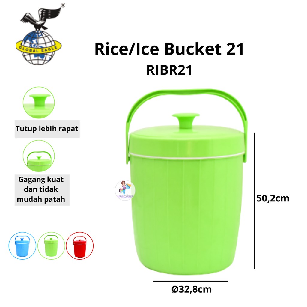 Global Eagle Rice / Ice Bucket Termos Nasi/Es 21 RIBR21