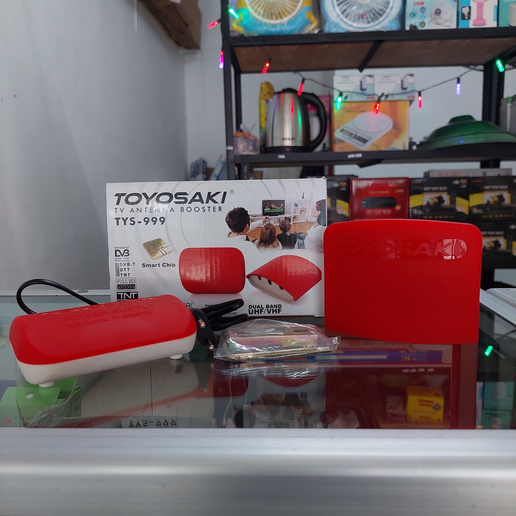 Toyosaki Booster Antena Anten TV Digital Analog UHF Set Top Box