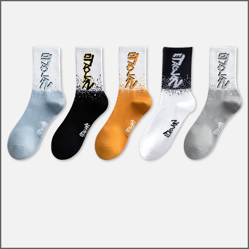 ⭐️𝐈𝐇𝐒 𝟖𝟖𝟎 𝐋𝐚𝐦𝐩𝐮𝐧𝐠⭐️Kaos Kaki Pria Wanita Panjang Setinggi Betis Sporty Wind New Fashion Korean Style Socks