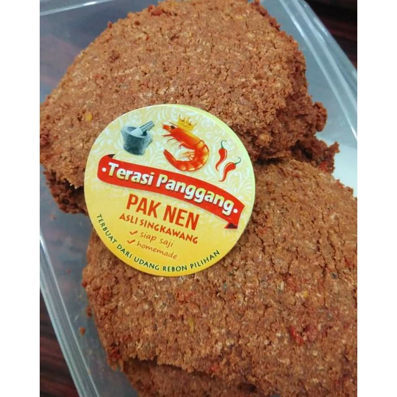 

Terasi (Bulacan) bakar Pak Nen 500 gram oleh oleh khas Singkawang