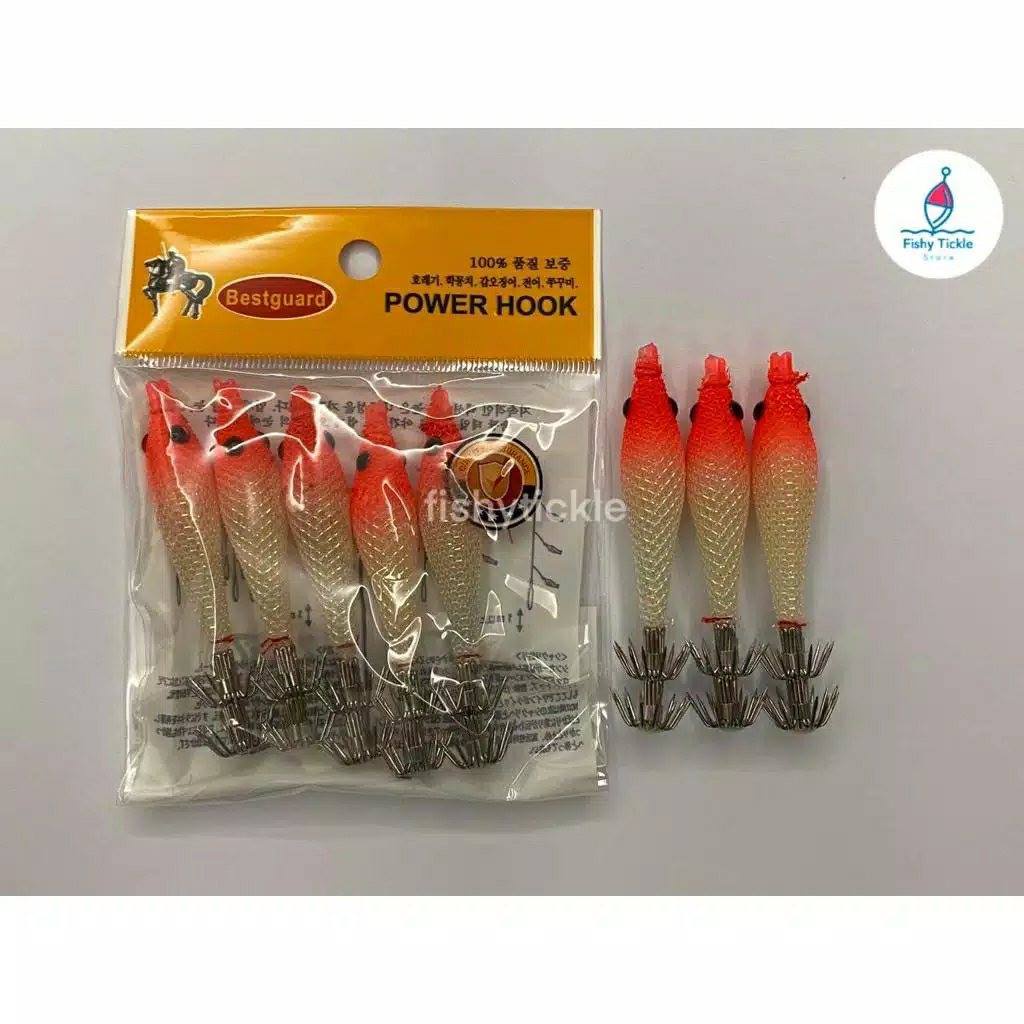 Umpan Cumi Bentuk Ikan Kecil (Glow In The Dark)