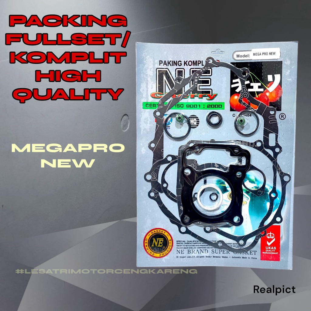 PACKING PAKING GASKET FULLSET FULL SET HONDA NEW MEGAPRO VERZA CHERRY