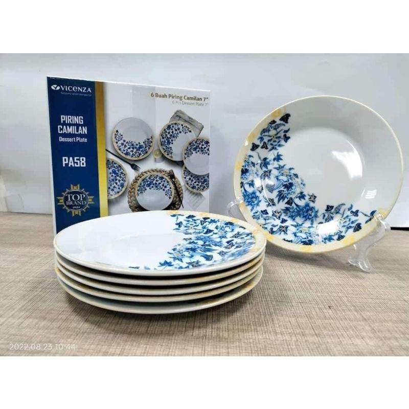 Vicenza piring makan 7inch (1/2 lusin)  PA58