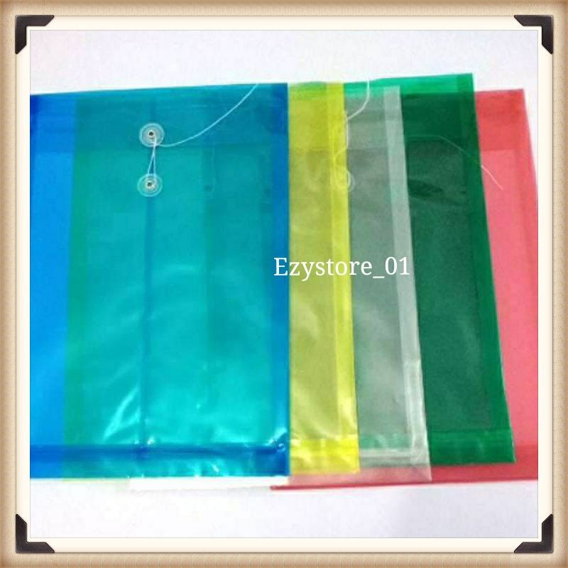 

Map tali tegak/Map polos bening tali Jenia/transparan