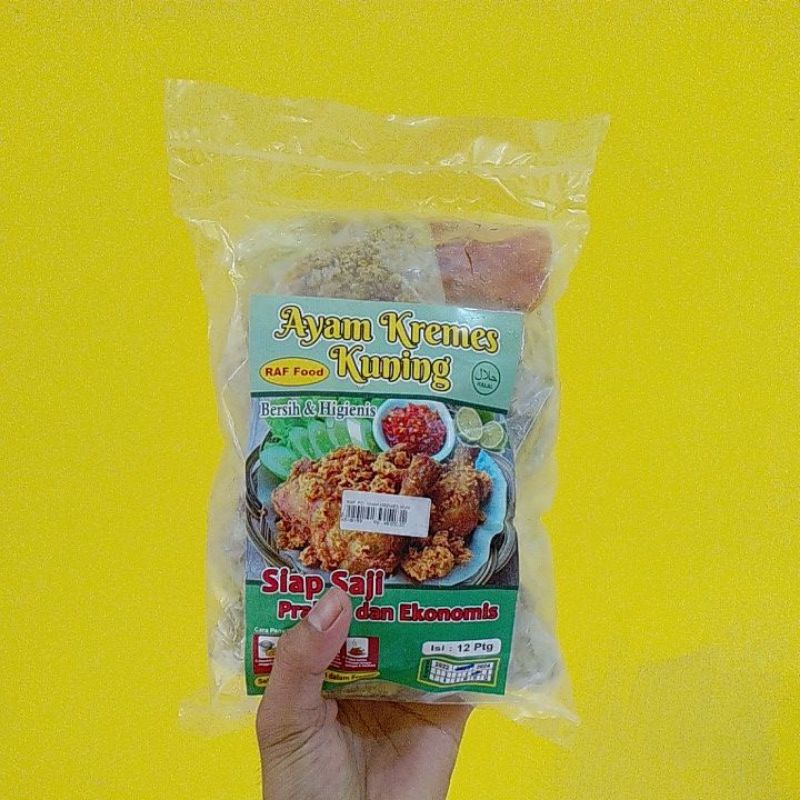 

Ayam Kremes Kuning isi 12 potong