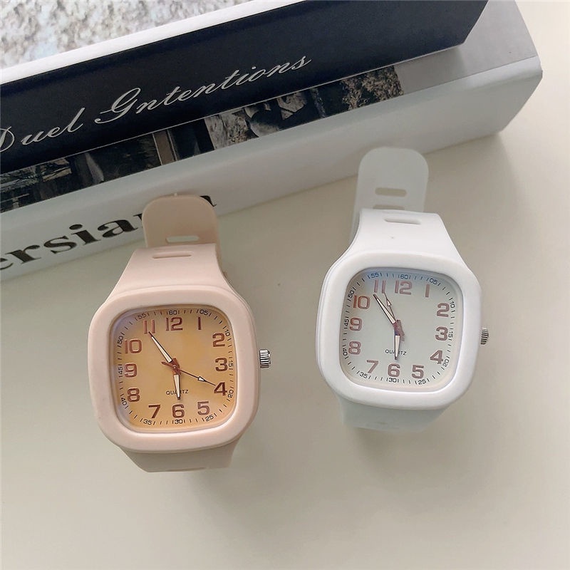 Jam Tangan Wanita A0200 Net Red Square WatchMurah