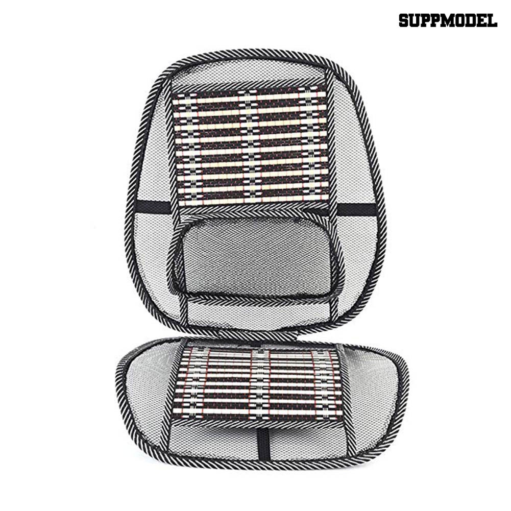 [SM] Musim Panas Bernapas Ventilasi Pinggang Pijat Pad Kursi Mobil Bantalan Pendingin Mat